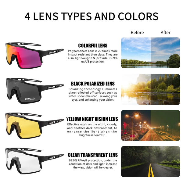 Ultra-Light Cycling Sunglasses