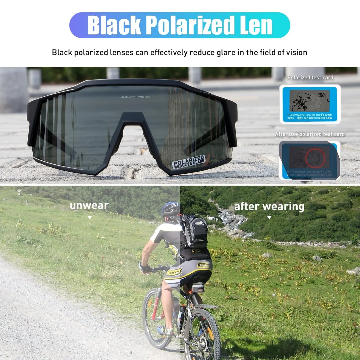 Ultra-Light Cycling Sunglasses